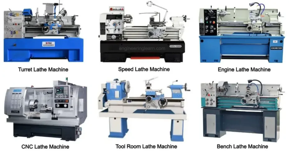 lathe machine types